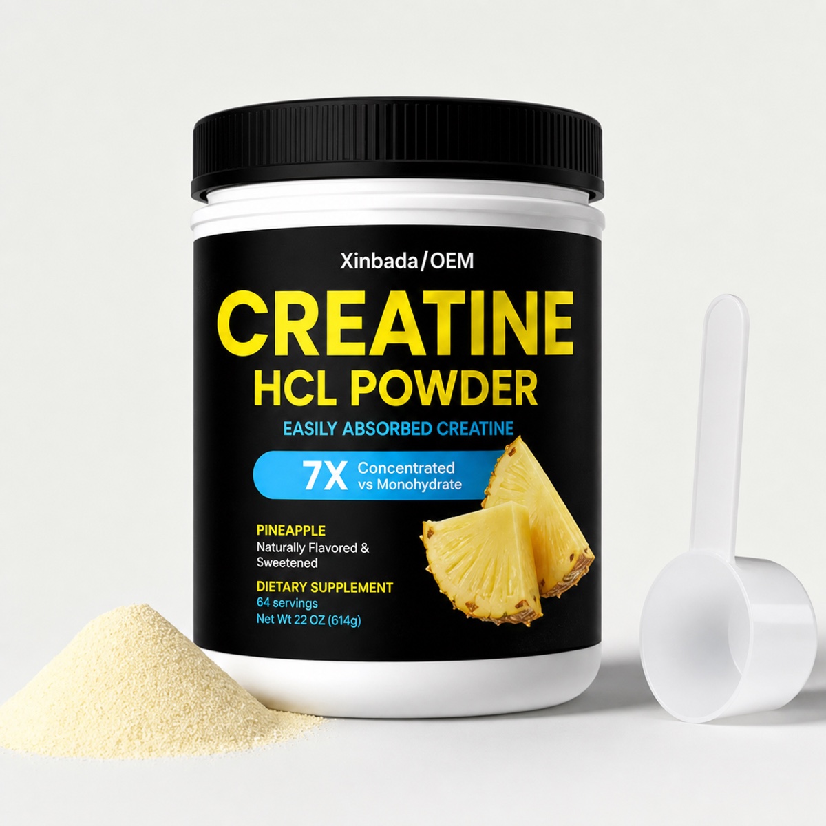 Xinbada Creatine HCl pineapple powder product presentation