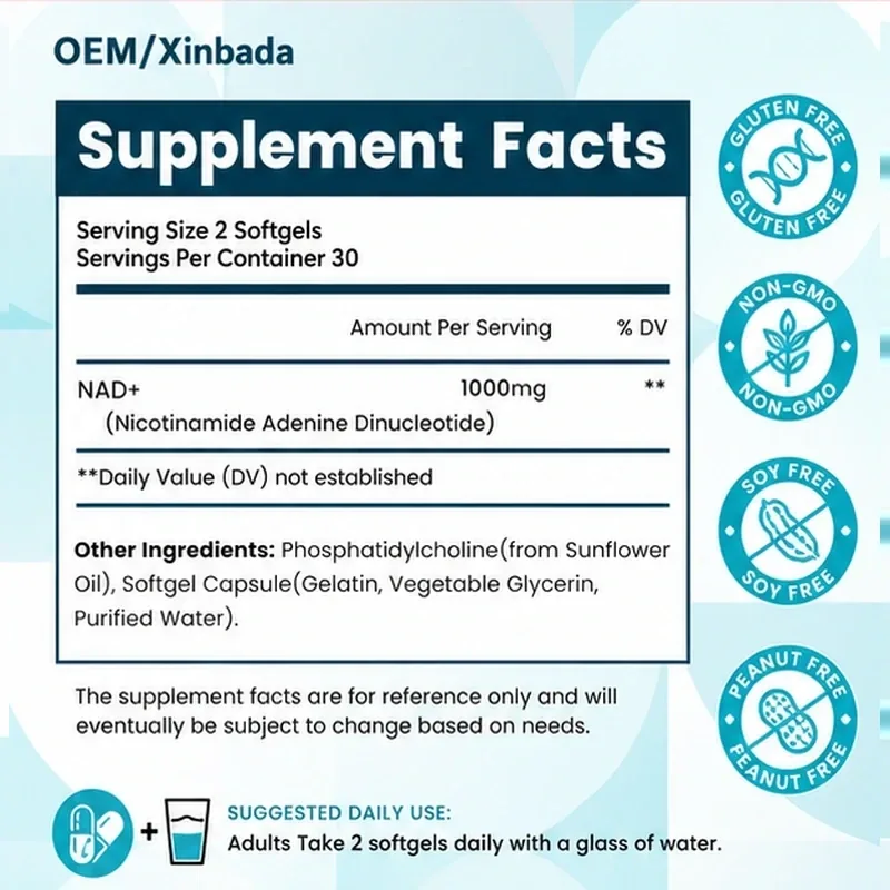 Xinbada Liposomal NAD Precursor Capsules view 6