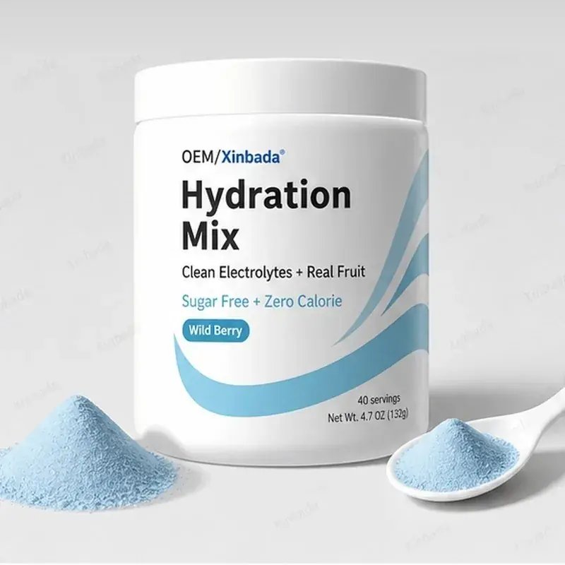 Xinbada OEM ODM Electrolyte Powder Stick Packs Private Label Zero Sugar Hydration Drink Mix Supplement