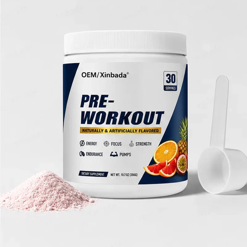 Xinbada Private Label Pre Workout Powder OEM ODM Energy Focus Pump Endurance Sports Nutrition Supplement