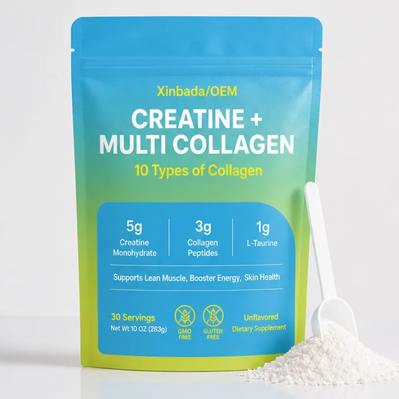 Xinbada Creatine + Multi Collagen Powder OEM ODM Private Label Supplement