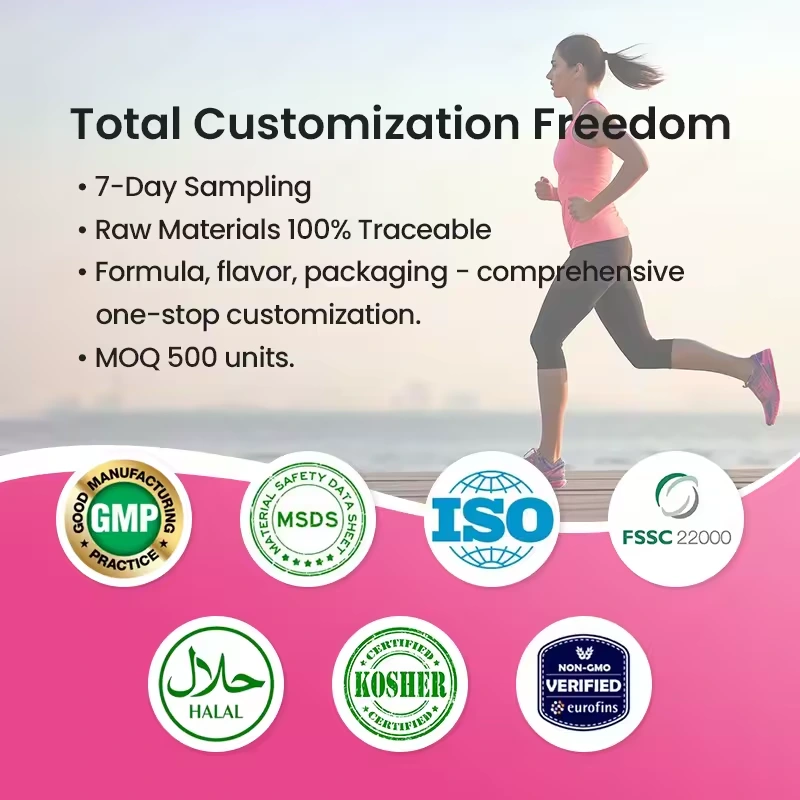 Xinbada Grass-Fed Hydrolyzed Collagen Peptide Powder OEM ODM Hair Skin Joint Support