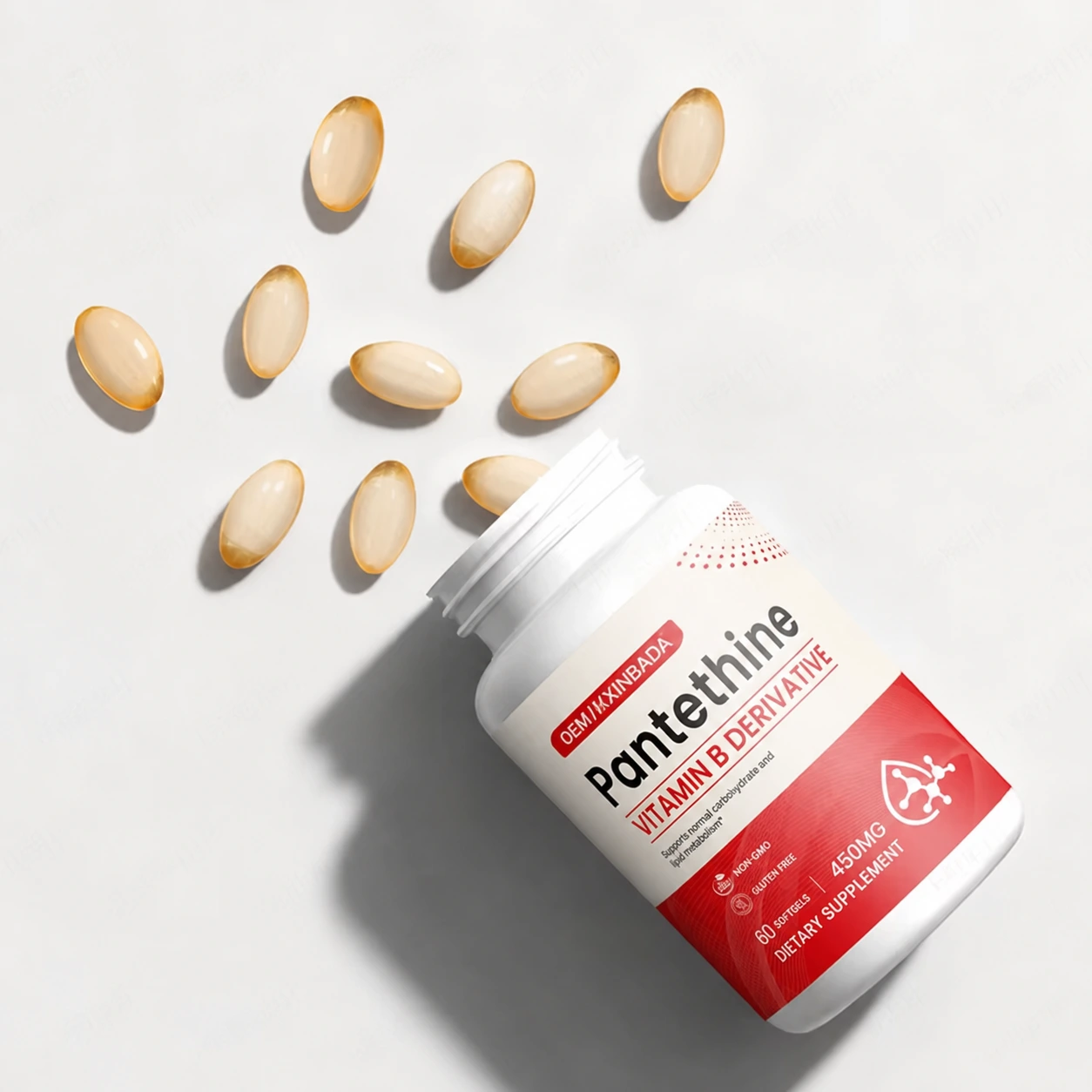 Pantethine Vitamin B5 Capsules Adult metabolism and Heart Support OEM ODM