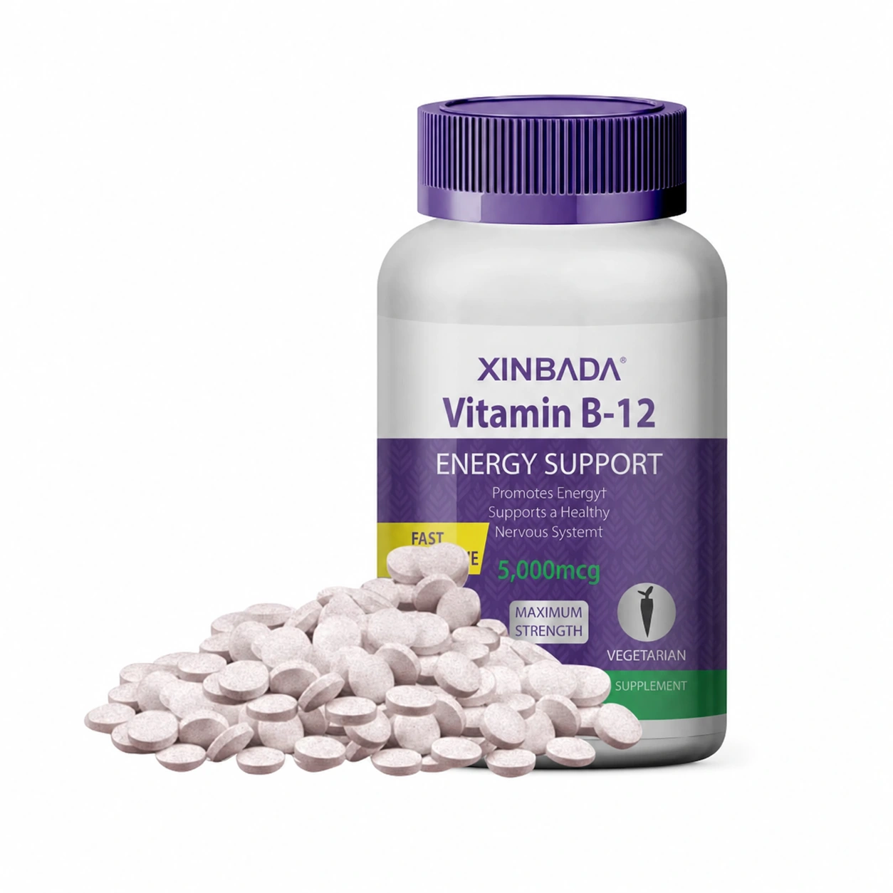 Custom Vegan Vitamin B12 Sustained-Release Tablets OEM ODM