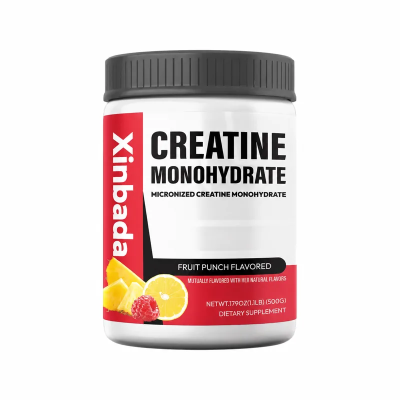 Xinbada fruit punch creatine monohydrate powder container