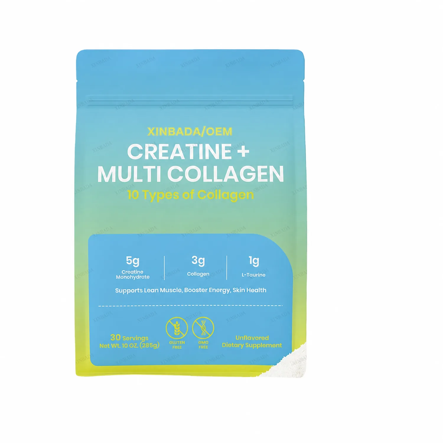 Creatine Monohydrate Collagen Powder 5g Serving OEM ODM