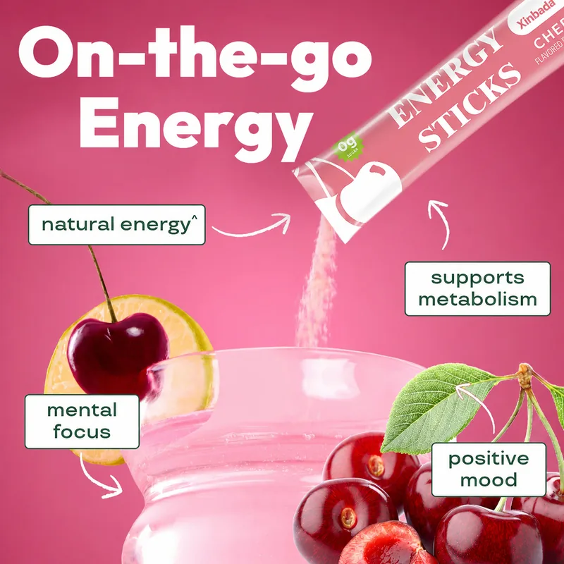 Sugar-Free Electrolyte Energy Powder with Natural Caffeine 30 Sachets OEM