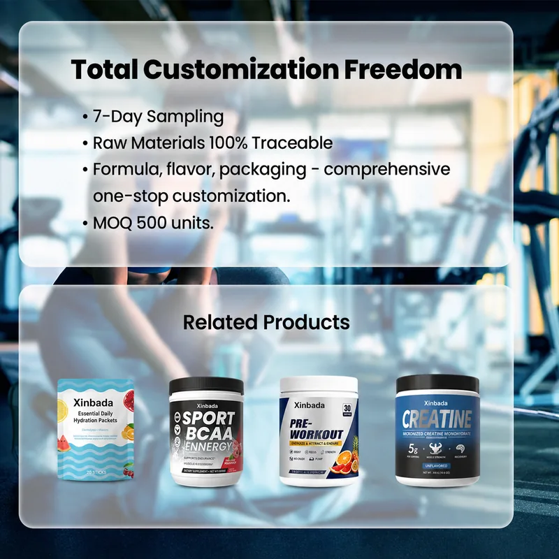 Xinbada Sugar-Free Zero-Calorie Electrolyte Powder with Caffeine & Vitamins manufacturing or sales-channel support