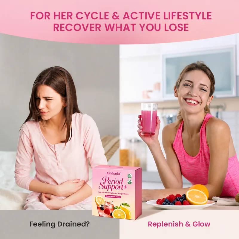 Women's Wellness Drink Mix with Chelated Iron, Electrolytes & Collagen OEM