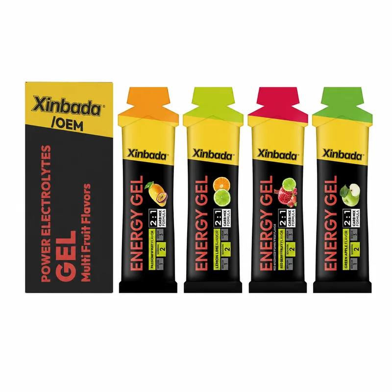 Xinbada Hydration Electrolyte Energy Gel with Complex Carbohydrates 30 Sachets formula or flavor presentation