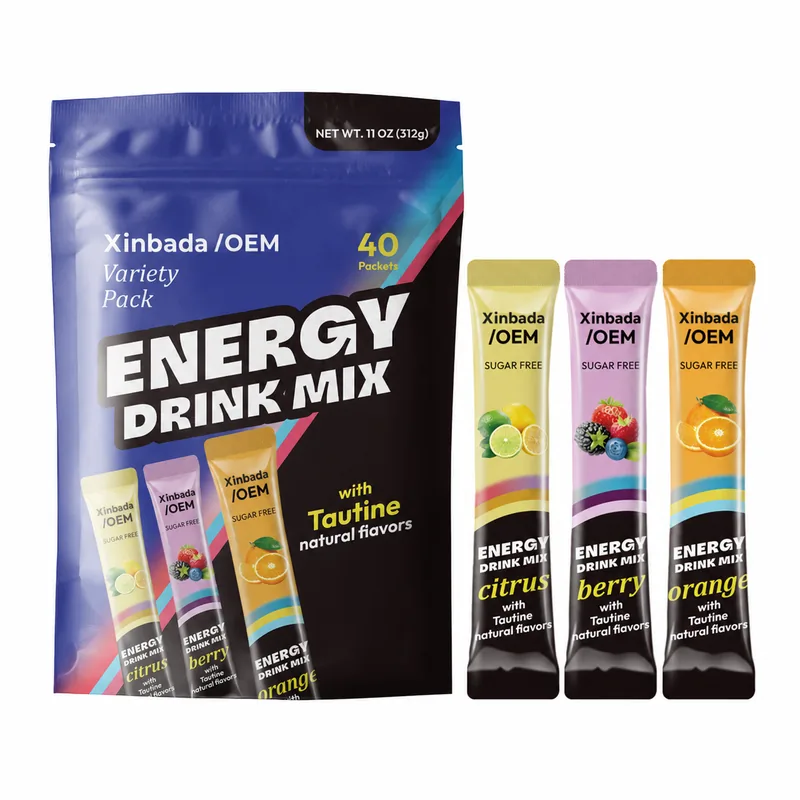 Xinbada Electrolyte Energy Powder with 200mg Natural Caffeine 5g Sachets usage or customization overview