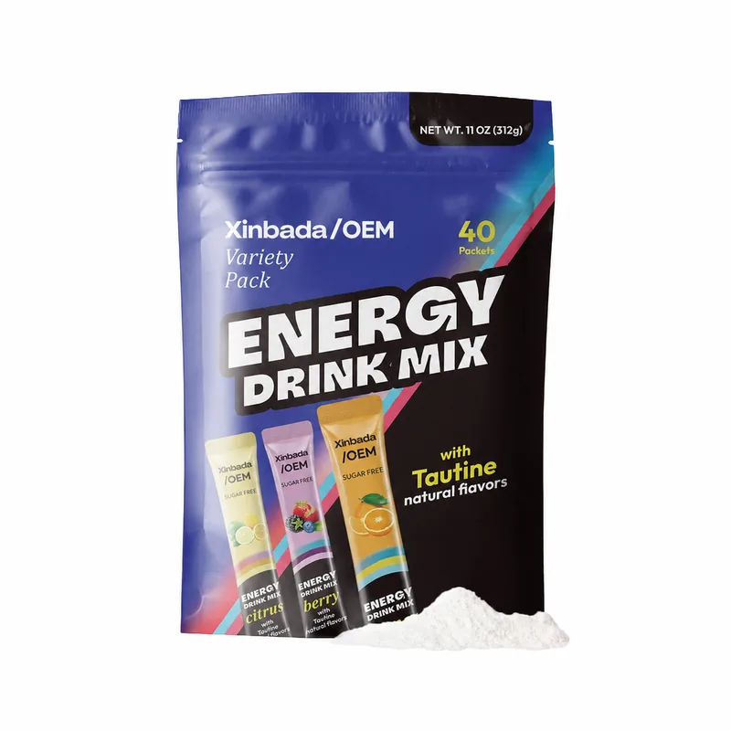 Electrolyte Energy Powder with 200mg Natural Caffeine 5g Sachets OEM