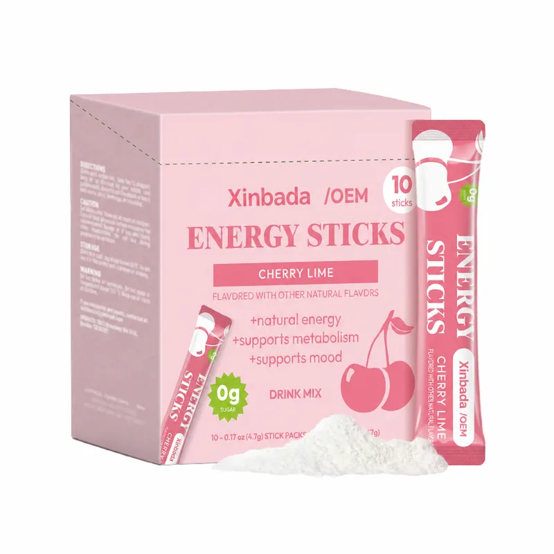 Xinbada Pre-Workout Electrolyte Powder with Green Tea Caffeine 30 Sachets packaging, quality, or private label support