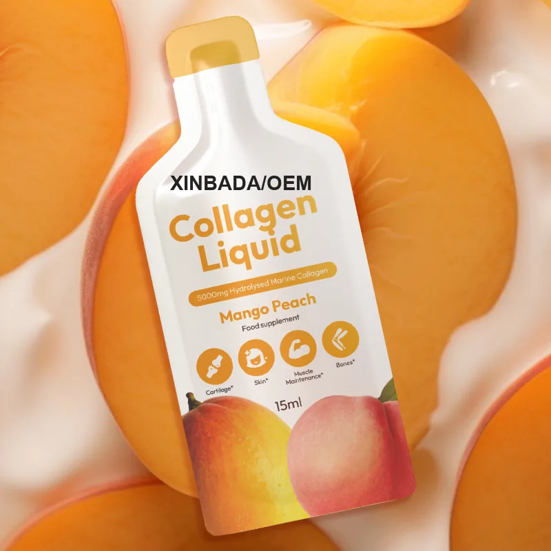 Xinbada Hydrolyzed Liquid Collagen Peptides Adults Grass Fed Bovine Protein Supplement Supporting Skin Care product detail image 4