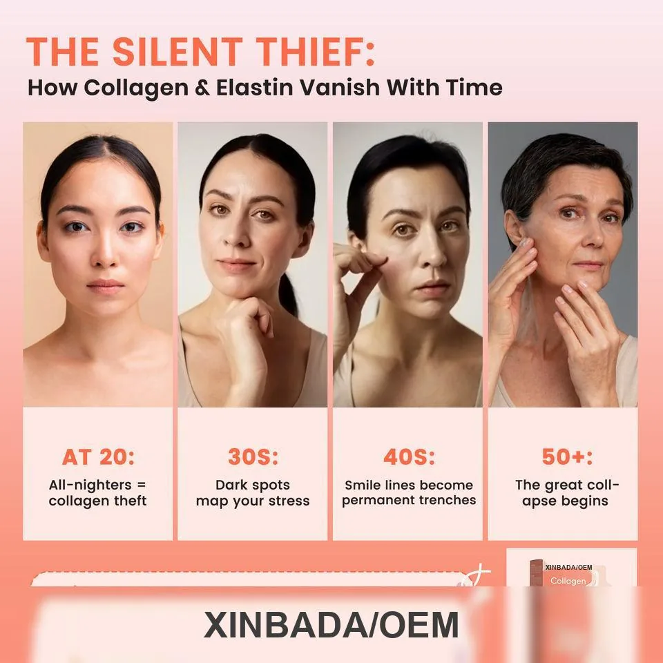 Xinbada Adult Hair Skin and Nails Daily Liquid Collagen Beauty Supplement Hydrating Nutrients Essential Vitamins product specification image 3