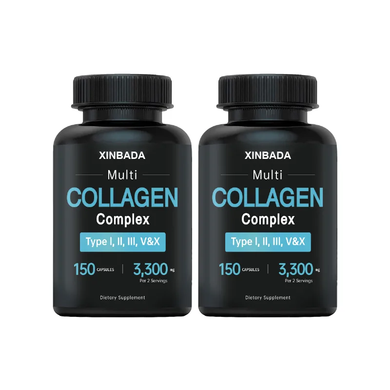 Xinbada Quality Collagen Supplement Biotin Multi Collagen Plus Vitamin C Soft Gel Capsule Adults Skin Care application image 5