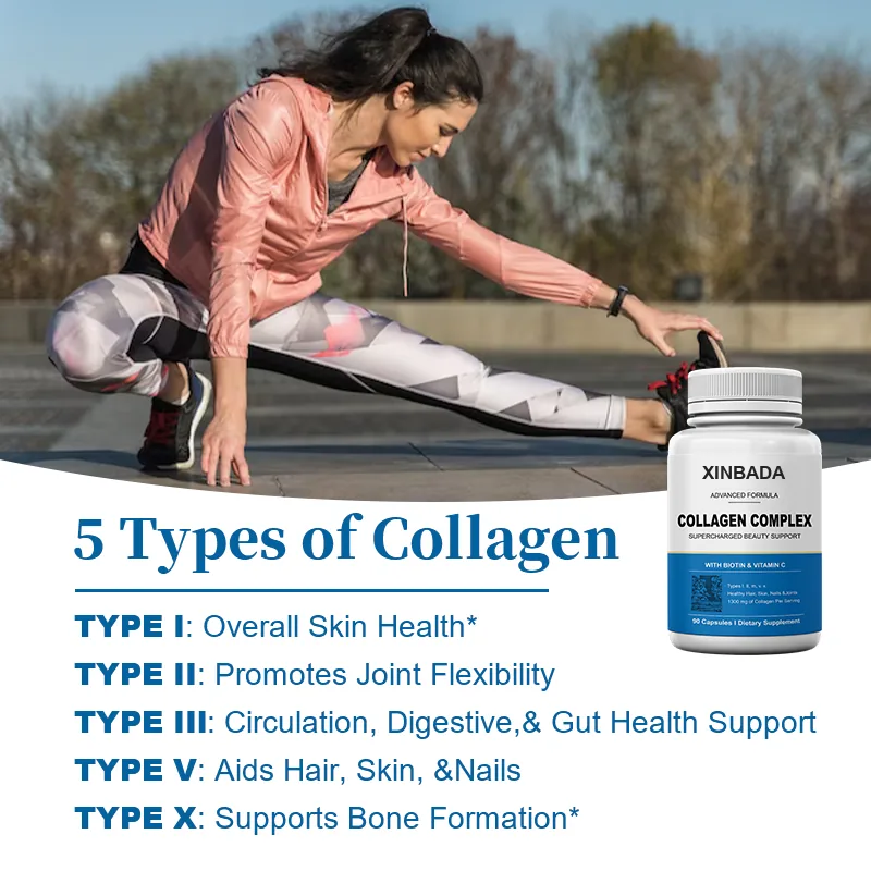 Xinbada Factory Direct Customized Adult Collagen Capsules Skin Care Containing Various Biotins Vitamin product gallery image 2