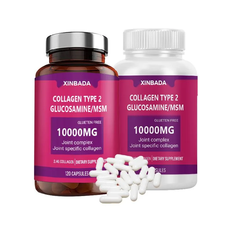 Xinbada Private Label Collagen Capsules with Vitamin C and Biotin for Skin Care Hair Nails 2 Capsules Daily 60 90 120 Count for Adults OEM ODM