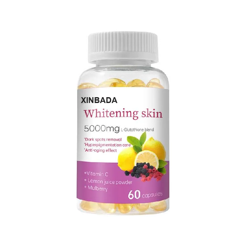 Xinbada Private Label High Dose Glutathione Collagen Vitamin C Marine Fish Powder Supplement Beauty Product for Skin Care Capsule OEM ODM