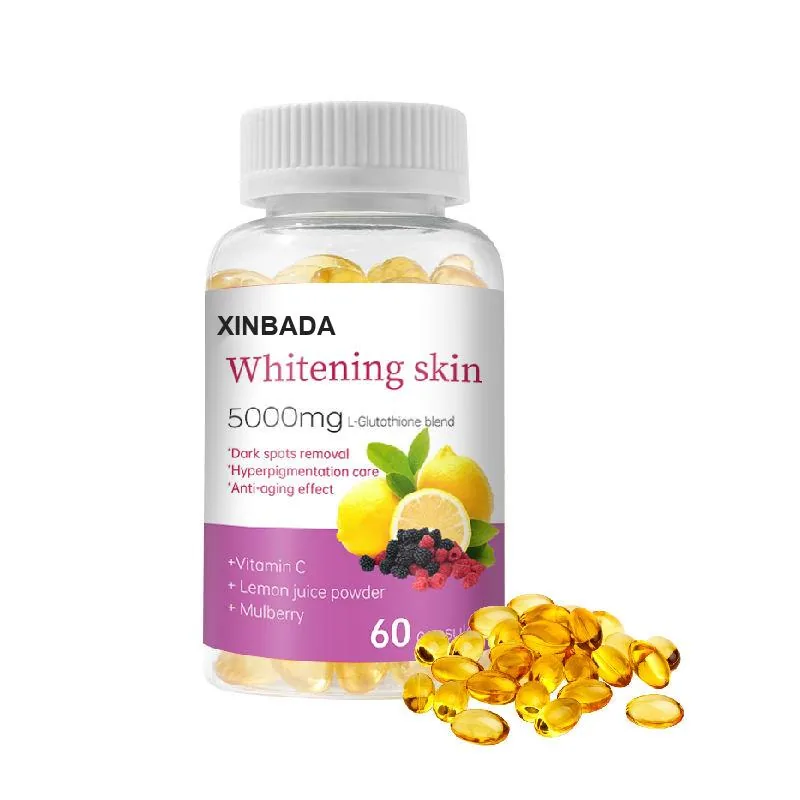 Xinbada Private Label Multi Collagen Skin Care and Beauty Capsules Hyaluronic Acid Vitamin C Adult Use (60 90 120 Capsules Bottle) OEM ODM