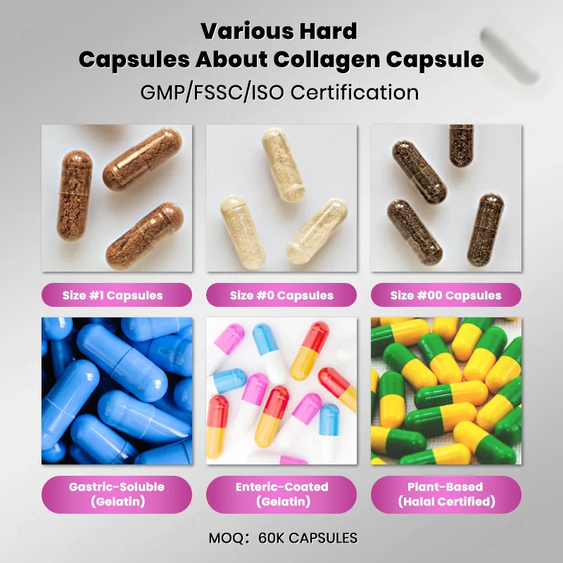 Xinbada High Dose Glutathione Collagen Vitamin C Marine Fish Powder Supplement Beauty Product for Skin Care Capsule product specification image 3