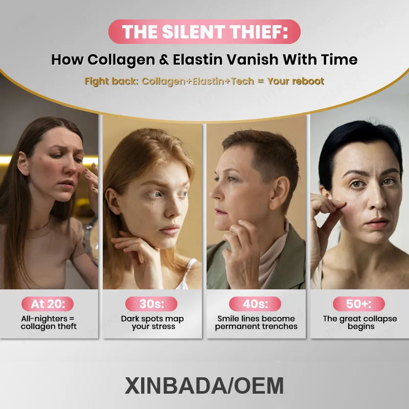 Xinbada Private Label Collagen Glutathione Softgels Capsules with Vitamin C and Collagen Beauty Products for Women OEM ODM