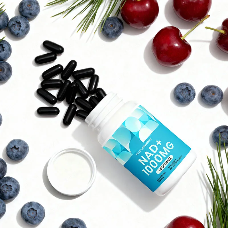 Xinbada NAD+ Capsules Liposomal Resveratrol Antioxidant Wellness Support product specification image 3