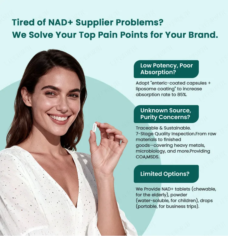 Xinbada Liposomal Nicotinamide Riboside Nad Capsules with Vitamin C Turmeric Resveratrol for Energy, and Brain Support product detail image 4