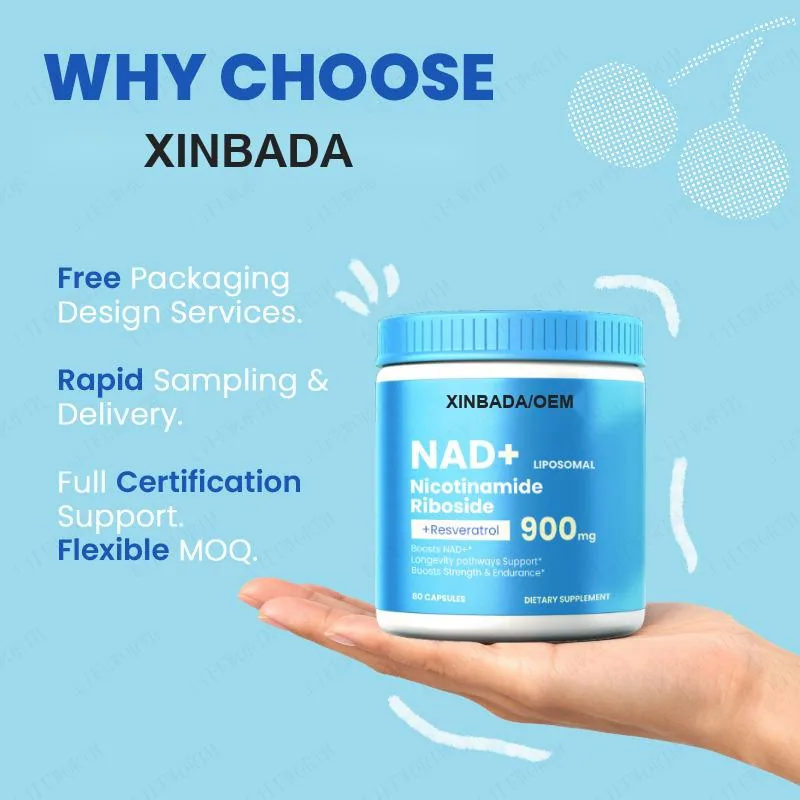 Xinbada NAD+Resveratrol Antioxidant Capsules Adult Immune Support Adult Wellness product specification image 3