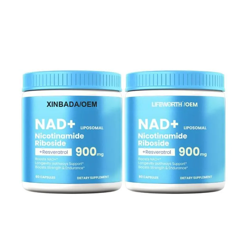 Xinbada Private Label Vegan Nicotinamide Riboside Resveratrol Capsules NAD Supplement Antioxidant OEM ODM