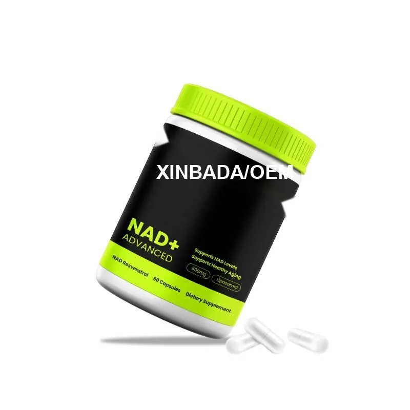 Xinbada Private Label Adult Supplement Advanced Liposomal Booster 300mg 500mg 500mg 1000mg NAD Capsules Antioxidant OEM ODM