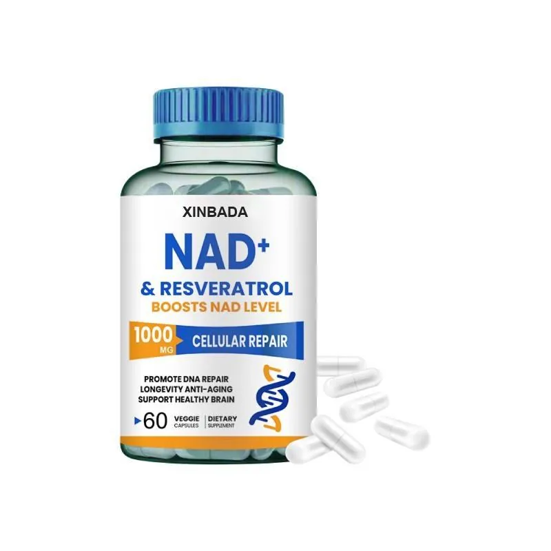 Xinbada Private Label Liposomal NAD+ Capsules Energy Support Adults Antioxidant OEM ODM