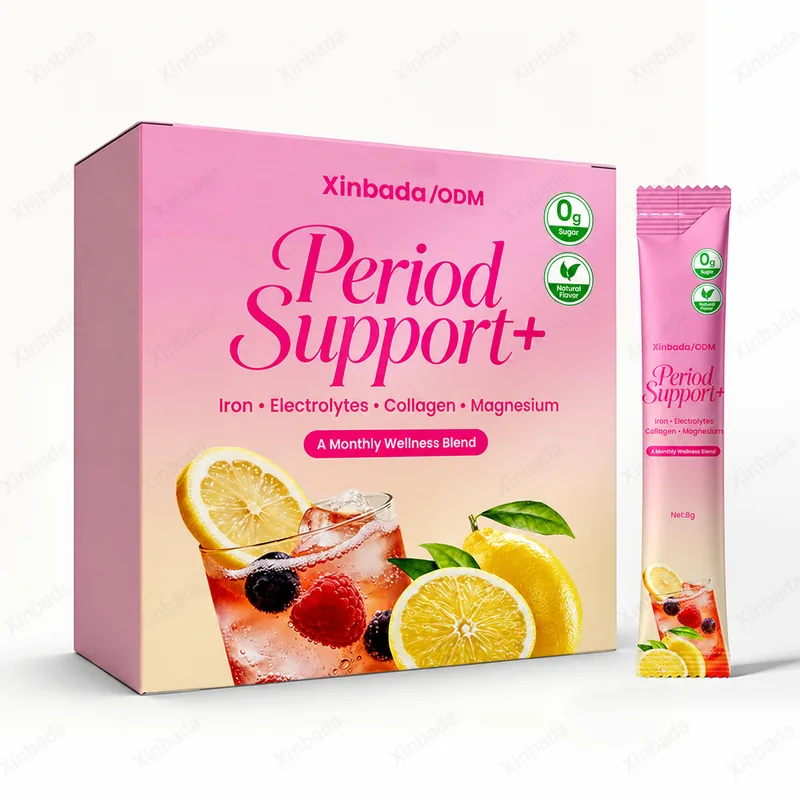 Xinbada Women Hydration Electrolyte Powder Packets with Iron Collagen Zero Sugar OEM ODM