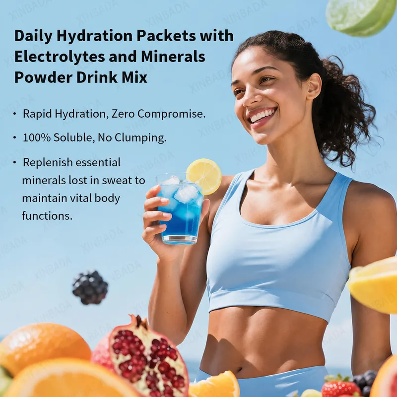 Xinbada Vitamin Hydration Electrolyte Energy Drink Powder Packets OEM ODM