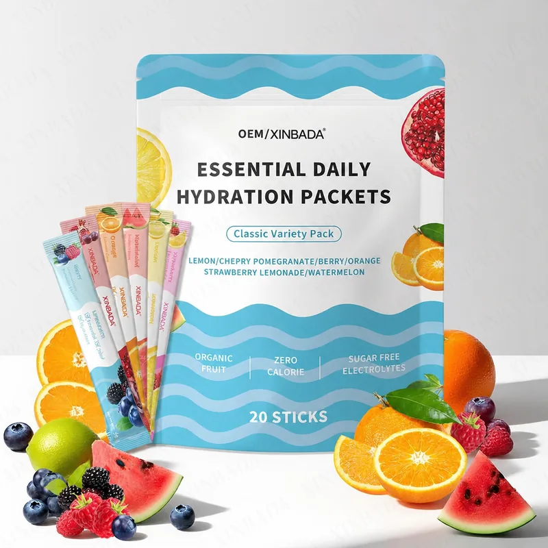 Xinbada Vitamin Hydration Electrolyte Energy Drink Powder Packets OEM ODM