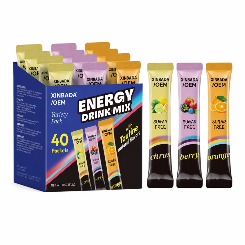 Xinbada Variety Pack Caffeine Energy Drink Powder with Electrolytes OEM ODM