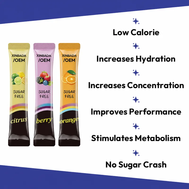 Xinbada Variety Pack Caffeine Energy Drink Powder with Electrolytes OEM ODM