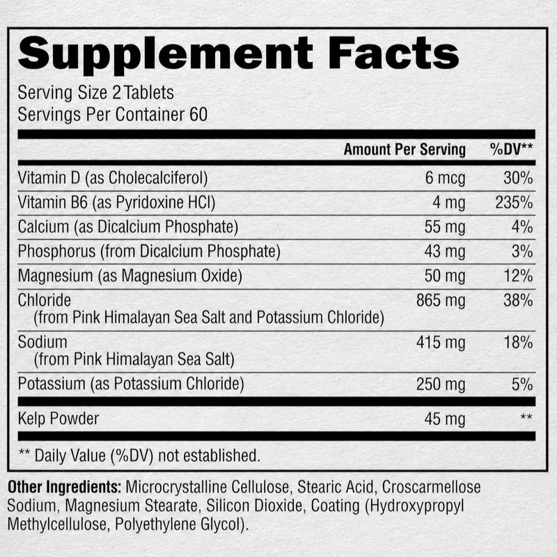Xinbada Fast Acting Electrolyte Hydration Tablets 120 Count product gallery image 4