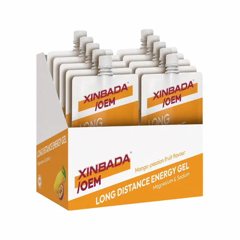 Xinbada Keto Pre Workout Electrolyte Energy Gel Sachets OEM ODM