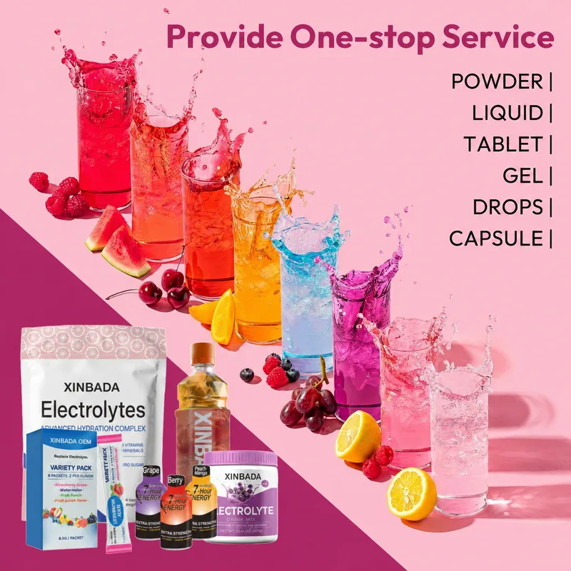 Xinbada Sugar Free Magnesium Potassium Electrolyte Powder OEM ODM