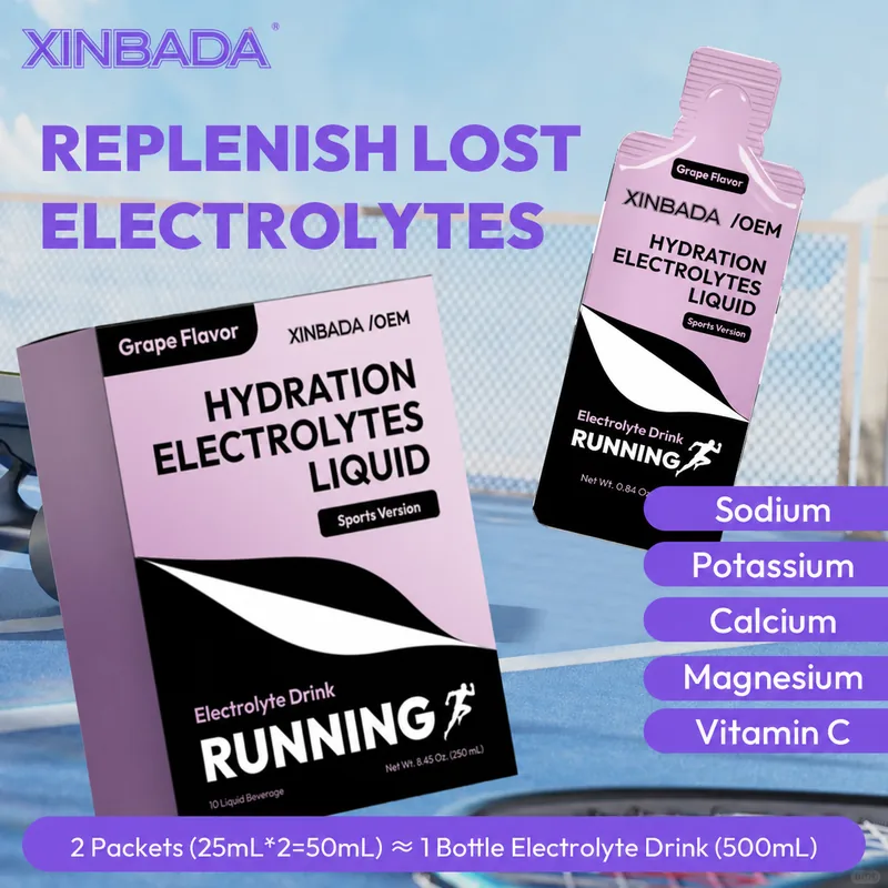 Xinbada Rapid Hydration Liquid Electrolyte Supplement Pouches product gallery image 2