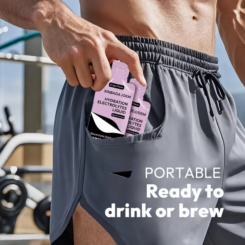 Xinbada Rapid Hydration Liquid Electrolyte Supplement Pouches product gallery image 5