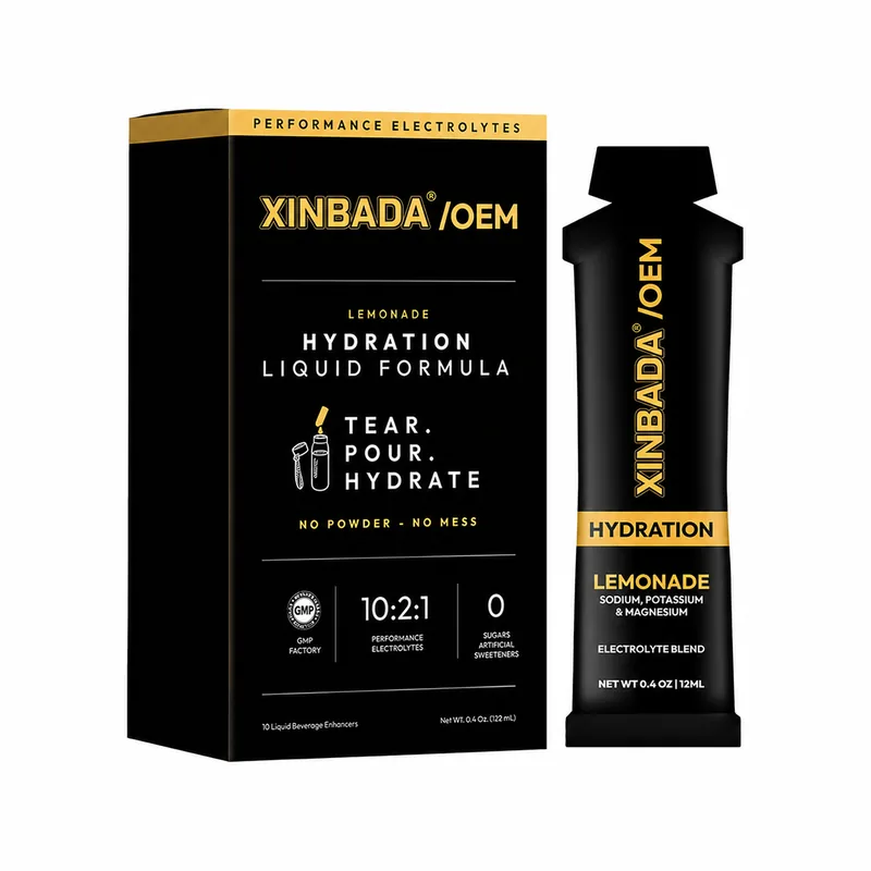 Xinbada Keto Liquid Electrolyte Packets with Potassium Zinc Magnesium OEM ODM
