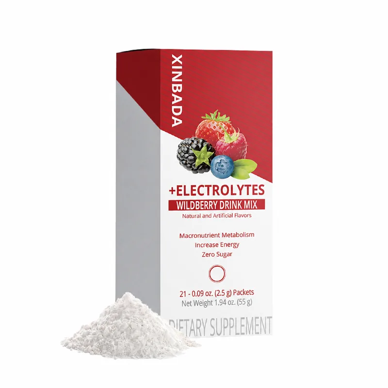 Xinbada Sugar Free Energy Hydration Electrolyte Powder Packets OEM ODM