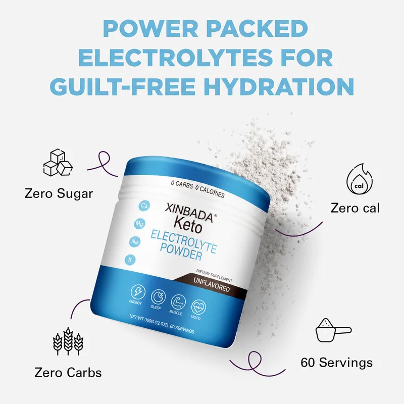 Xinbada Lemon Raspberry Daily Hydration Electrolyte Powder product gallery image 4