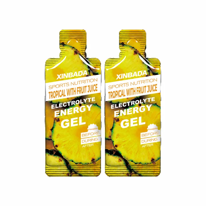 Xinbada Gluten Free Fruit Electrolyte Energy Gel for Running OEM ODM