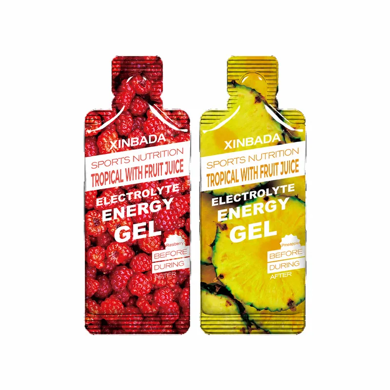 Xinbada Zero Sugar Liquid Electrolyte Energy Gel Pouch OEM ODM