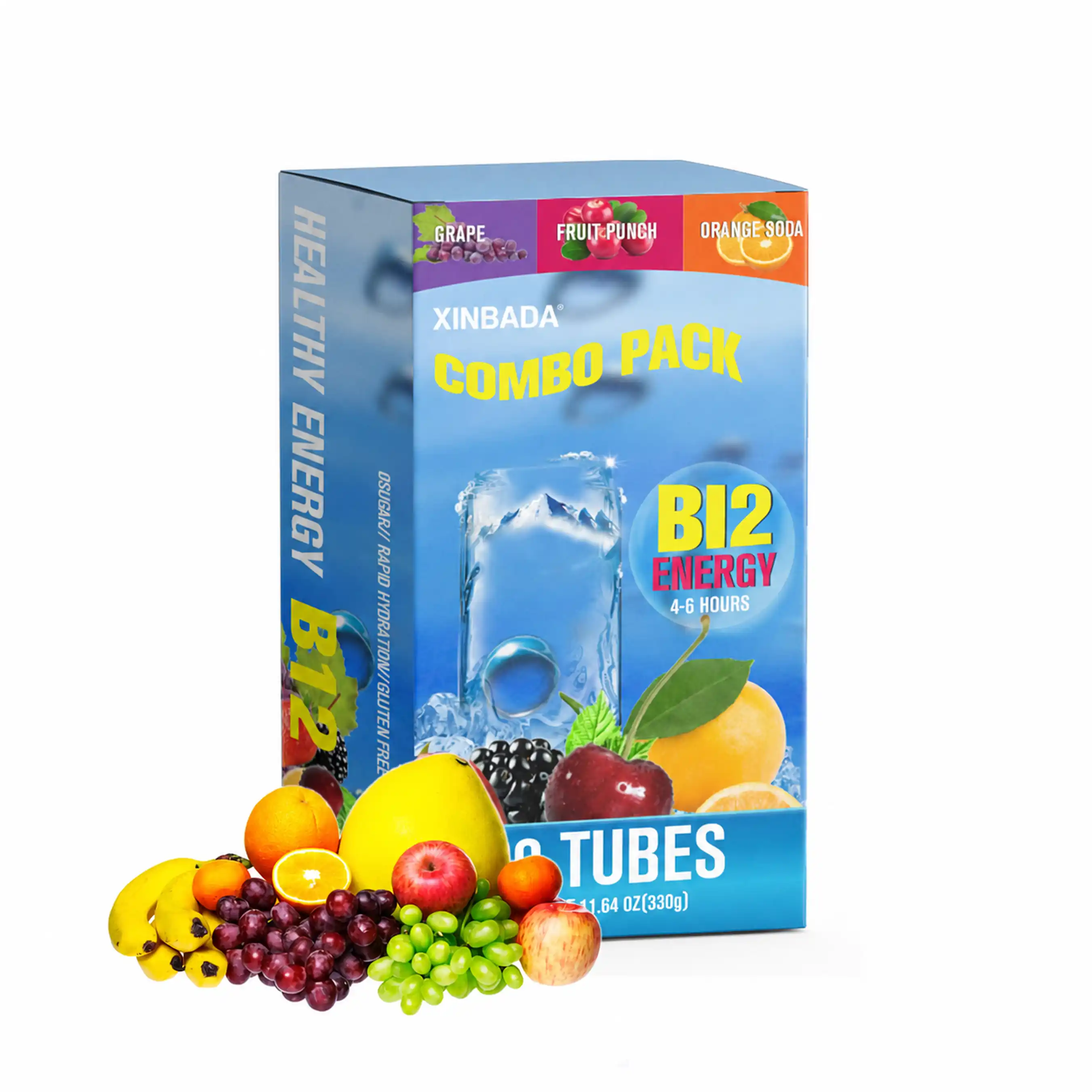Xinbada Pre Workout Energy Drink Powder with BCAA Amino Acids product gallery image 5