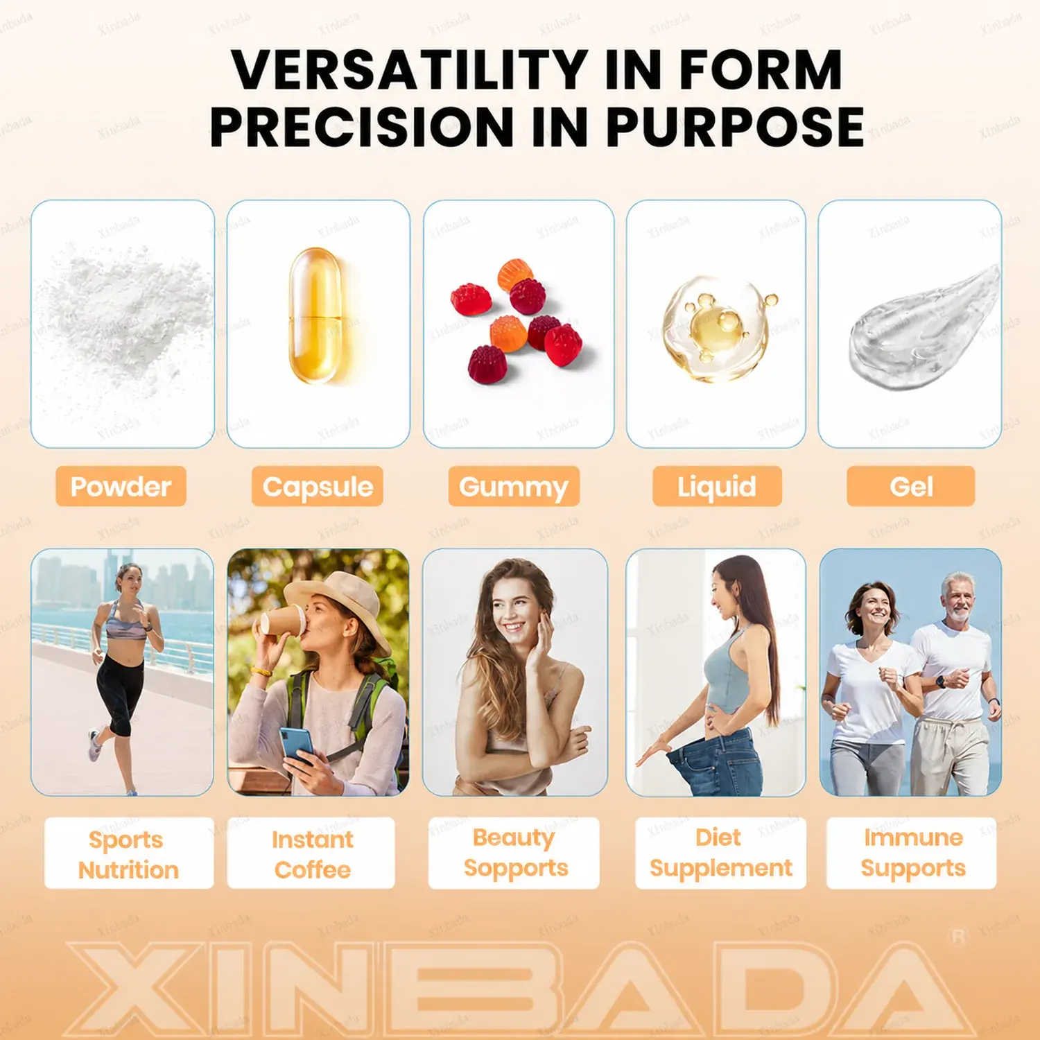 Xinbada Unflavored Micronized Creatine Monohydrate Powder product gallery image 5