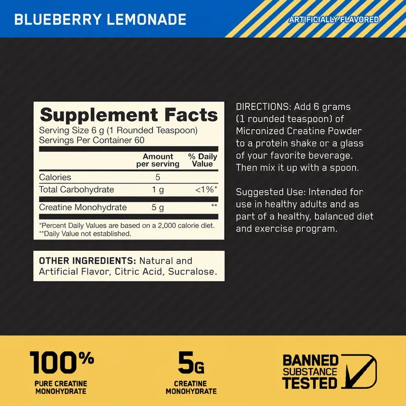 Xinbada Unflavored Micronized Creatine Monohydrate Powder product gallery image 3